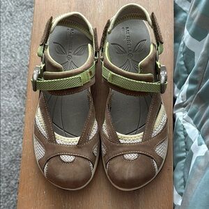 Merrell Brown and Green Sandals